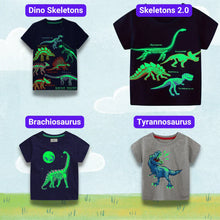 Icone™ DinoShirt: Barnens Glöd i Mörkret Dinosaurie T-shirt