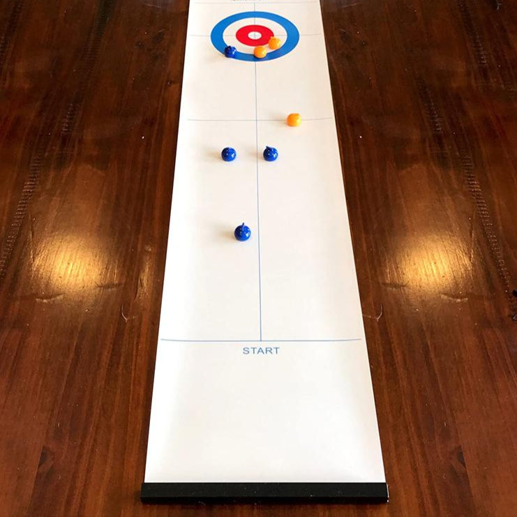 Kletshuts™ CurlingGame: Bordsskiva Curling Game För Alla Åldrar 