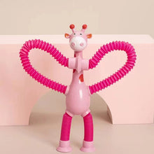 Kletshuts™ StretchyGiraff: Teleskopisk Stretchy Giraff Leksak Med Sugkopp