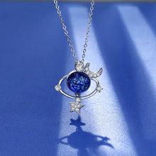 Jewelance™ MoonNecklace 1+1 GRATIS: Blå Planet Stjärna Måne Hänge Halsband