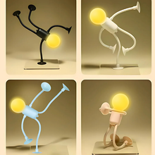 Ledsen™ FigurLampa 1+1 GRATIS: Mjukt Ljus Flexibel Figur Nattlampa