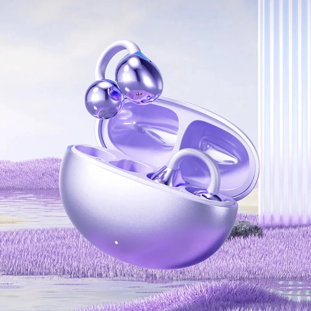 Clip-OnEarphone: Multifunktionell Klar Ljud Bekväm Clip-On Hörtelefon