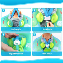Kletshuts™ BabyFloat: Babypoolflotta Med Inbyggt Solskydd 