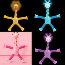 Kletshuts™ StretchyGiraff: Teleskopisk Stretchy Giraff Leksak Med Sugkopp