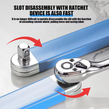 ExtensionWrench: Dubbel Huvud Design Förskjuten Förlängnings Skiftnyckel Reparations Verktyg