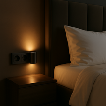 Ledsen™ nattlampa: Modern bärbar dimbar plug-in-nattlampa