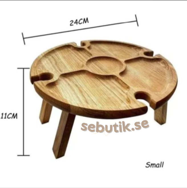 UltiFurni® WoodenFold- Hopfällbart Träbord 