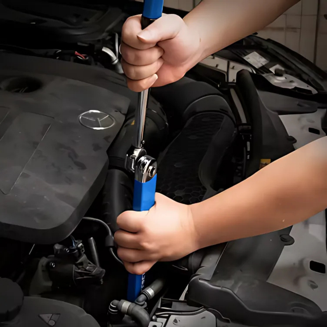 ExtensionWrench: Dubbel Huvud Design Förskjuten Förlängnings Skiftnyckel Reparations Verktyg