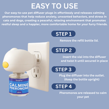 DogCatFri™ Pet Diffuser: Husdjur Lugnande Pheromon Diffuser Set 