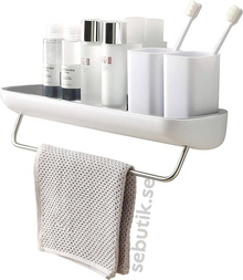 GlideHold® MountShelf - Enkelmonterad förvaringshylla 