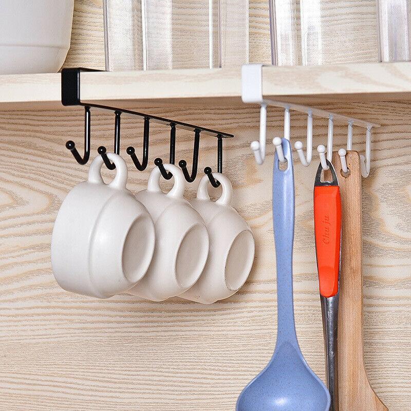 GlideHold® ShelfHooks 1+1 GRATIS: Hyllhängande Krokar För Kök Och Garderob