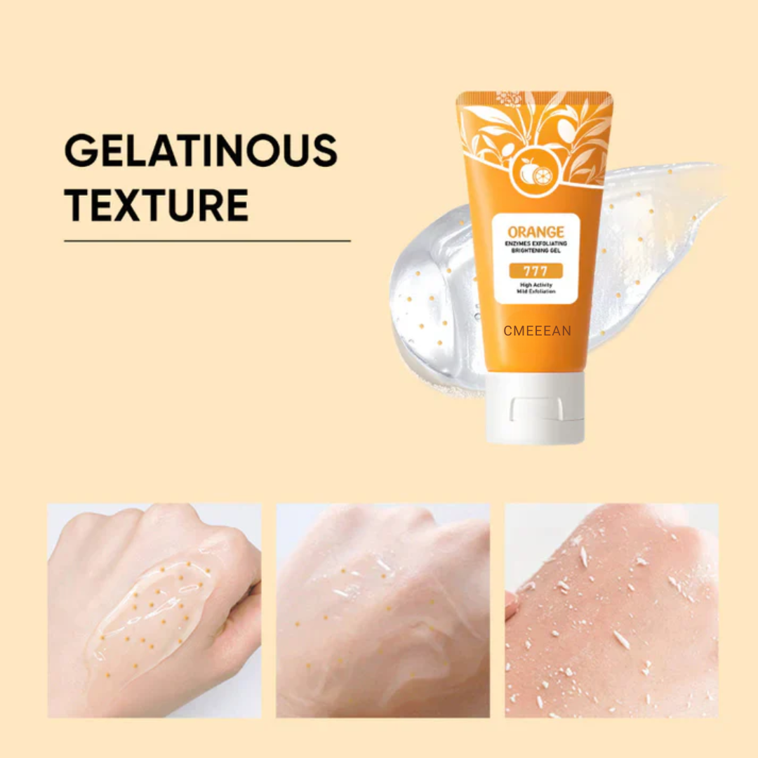 ExfoliatingGel 1+1 GRATIS: Orange Exfolierande Gel Mild Död Hud Borttagare
