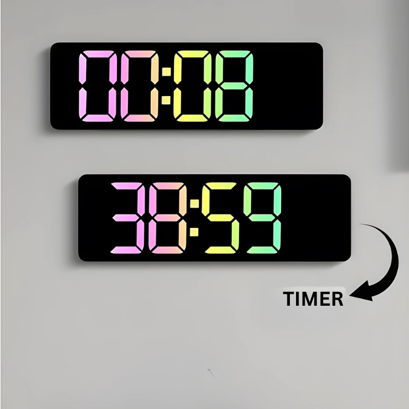 Globetrek° DigitalClock: Stor LED Skärm Display Digital Klocka