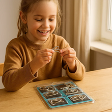 Kletshuts™ Metal Pussel: Barn Hjärngymnastik Metal Pussel Set 
