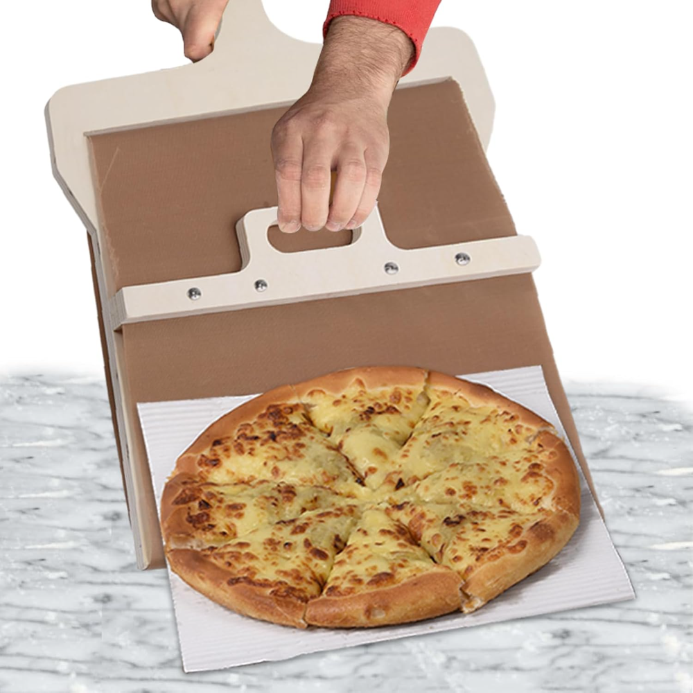 Globetrek° PizzaPeel: Högkvalitativ Non-stick Pizza Slide Peel Köks Verktyg