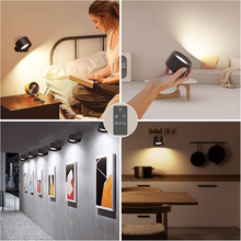 Ledsen™ RotatingLamp 1+1 GRATIS: Roterande Trådlös LED Vägg Lampa