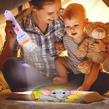 Kletshuts™ FlashlightProjector: Magisk Sagostund Ficklampa -Projektor for Barn