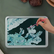 Kletshuts™ KidArt: Akvarell Marmor Barn Konst Kreativ Lek Set 
