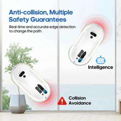 Cleaner Pro° CleaningBot: Smart Rengöring Robot Med Spruta Och Säkerher Sensorer