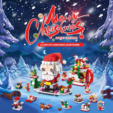 ChristmasBlocks: Jul Adventskalender Bygg Klossar Set 