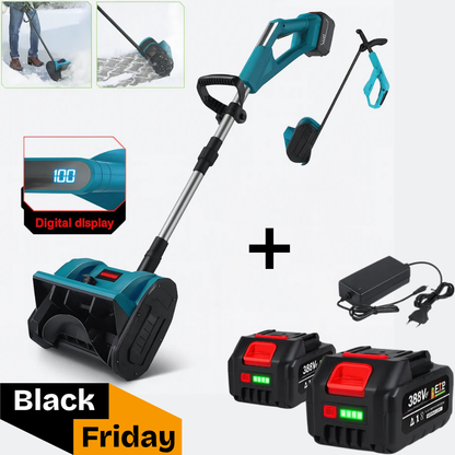 Batteridriven Snöskovel