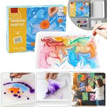 Kletshuts™ KidArt: Akvarell Marmor Barn Konst Kreativ Lek Set 