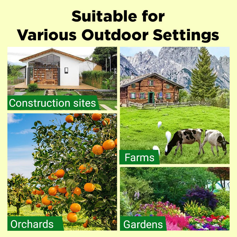 LightAlert - Djuravvisande Varningsljus Och Ljud Solcellsdriven Varningsverktyg