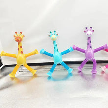 Kletshuts™ StretchyGiraff: Teleskopisk Stretchy Giraff Leksak Med Sugkopp