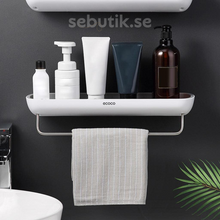 GlideHold® MountShelf - Enkelmonterad förvaringshylla 