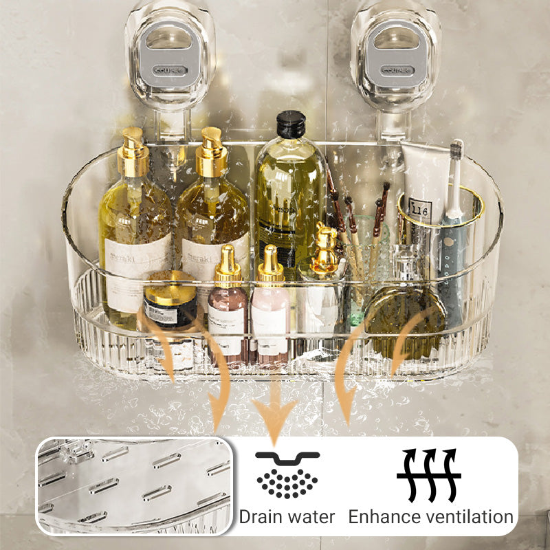 GlideHold® OrganizerRack: Organisatör Förvaringställ Med Vatten Avlopp Hål