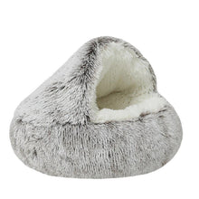 DogCatFri™ CozyCave - Premium Husdjur Plysch Säng Grotta 