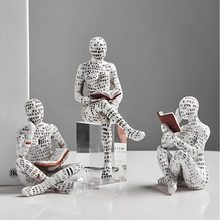 ReaderDecor 1+1 GRATIS: Läsning Figur Dekor För Skrivbord Och Hylla Uppvisning