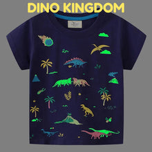 Icone™ DinoShirt: Barnens Glöd i Mörkret Dinosaurie T-shirt