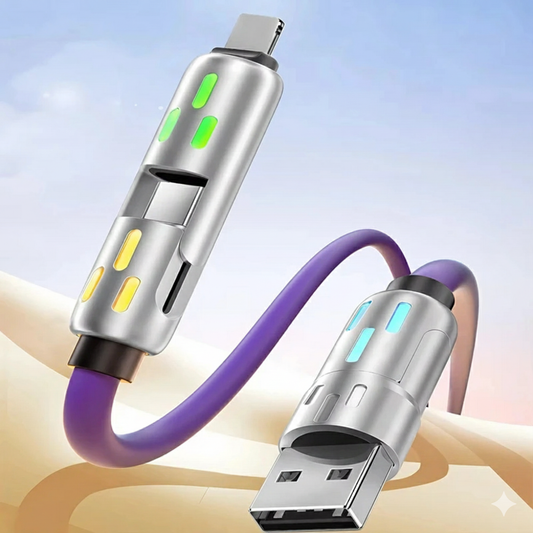 Globetrek° UniversalCable 1+1 GRATIS: Universell Smart Multipel Laddar Kabel