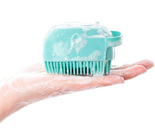 DogCatFri™ BathBrush - Massageborste i Silikon För Husdjur Med Shamponeringslåda 