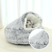 DogCatFri™ CozyCave - Premium Husdjur Plysch Säng Grotta 
