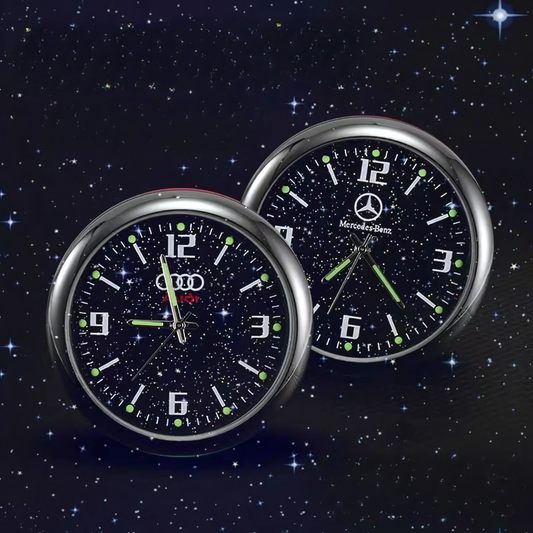 CarClock 1+1 GRATIS: Elegant Kvartsklocka Bilklocka För Alla Fordon
