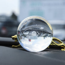 Ledsen™ CrystalBall - 3D-Solsystemets Kristallkula Med LED-Lampa 