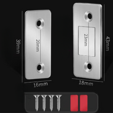 MagnetCatch 6+6 GRATIS: Stark Magnetisk Fånga For Skåp Och Dörrar