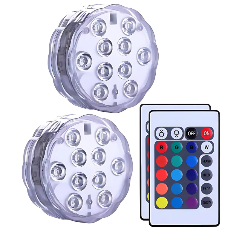 Ledsen™ PoolLights 1+1 GRATIS: Vattentäta LED Pool, Bad Och Fest Belysningar