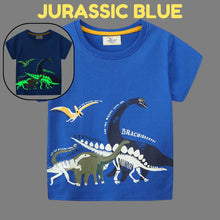 Icone™ DinoShirt: Barnens Glöd i Mörkret Dinosaurie T-shirt