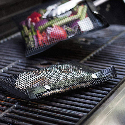 GrillBag - Återanvändbara Grillpåsar i Nät För BBQ