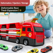 Kletshuts™ MegaTruck - Mega Hauler Lastbil Med Utskjutning Racerbana