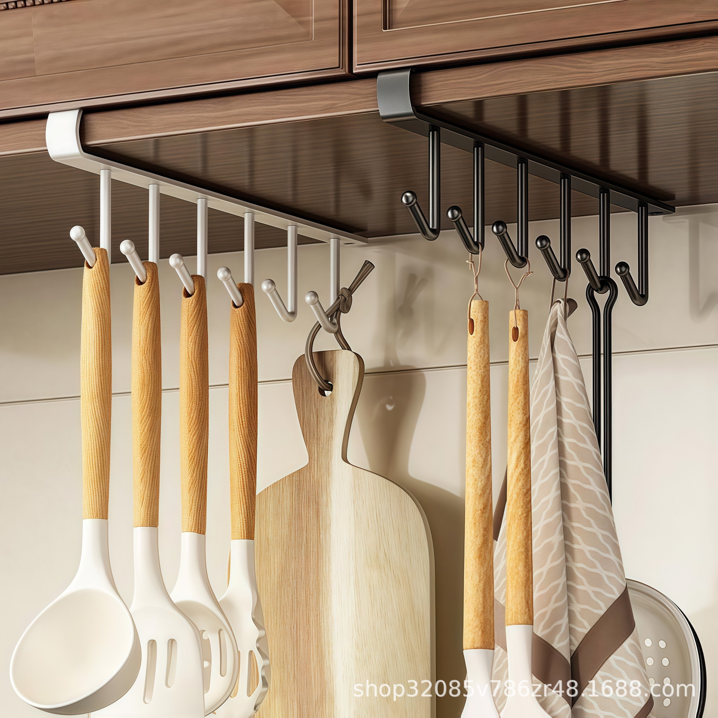 GlideHold® ShelfHooks 1+1 GRATIS: Hyllhängande Krokar För Kök Och Garderob
