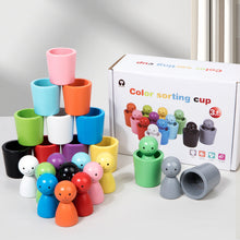 Kletshuts™ Sorteringskoppar: Utbildning Barn Färg Sortering Koppar Och Figurspel 
