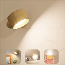 Ledsen™ RotatingLamp 1+1 GRATIS: Roterande Trådlös LED Vägg Lampa