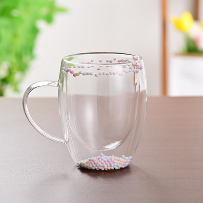 CrystalMug - Dubbel Skiktad Kreativ Glas Muggar