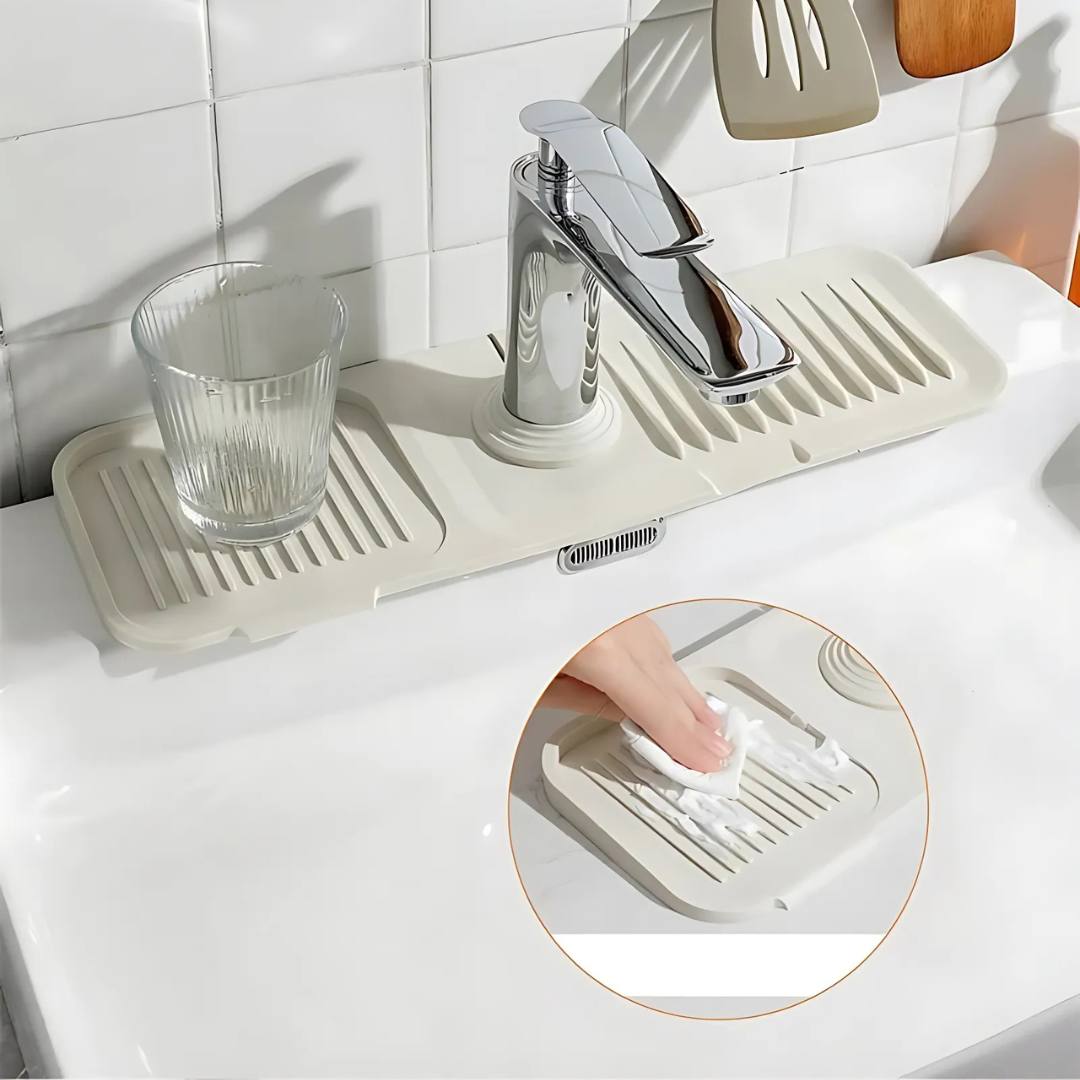 Globetrek° SplashGuard: Kök Diskbänk Silikon Vatten Sköld