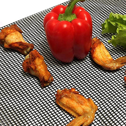 Globetrek° GrillNet: Återanvändbart Värmetåligt Non-Stick BBQ-Grillnät