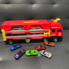 Kletshuts™ MegaTruck - Mega Hauler Lastbil Med Utskjutning Racerbana